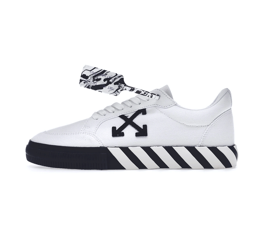 OFF-WHITE Vulcanized Low - Canvas White Black - Hypevision